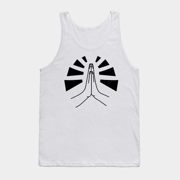 Prayer Hands Tank Top by marissasiegel